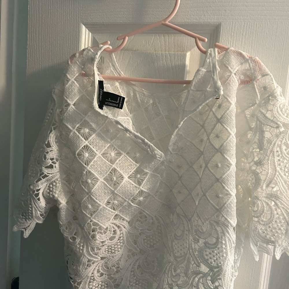 white over top